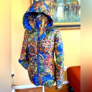 Finn Flare colorful puffer coat